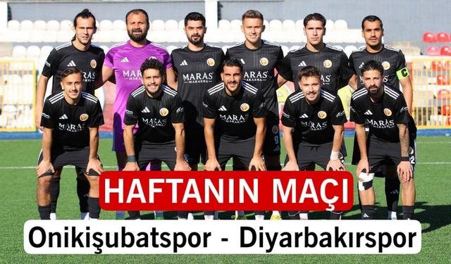 Onikişubatspor, Diyarbakırspor'u Konuk Ediyor