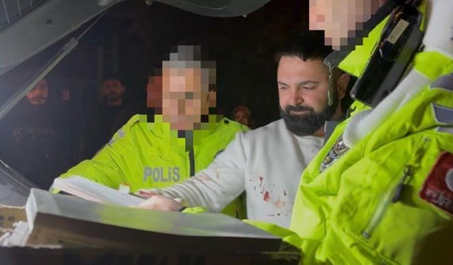 Kaza yapan şoför, görevini yapan polise: "Sana gerekeni yapacağım"