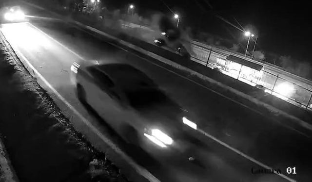 Rize’de bir kişinin hayatını kaybettiği kazanın görüntüleri ortaya çıktı