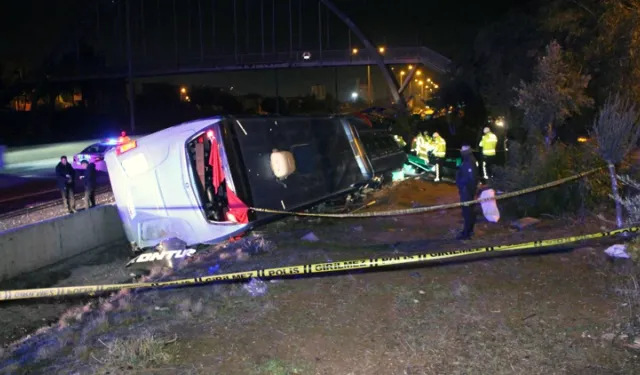Adana’da Yolcu Otobüsü Devrildi: 8 Kişi Yaralandı