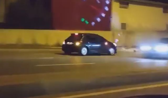 Kahramanmaraş'ta ters yöne giren sürücü kamerada