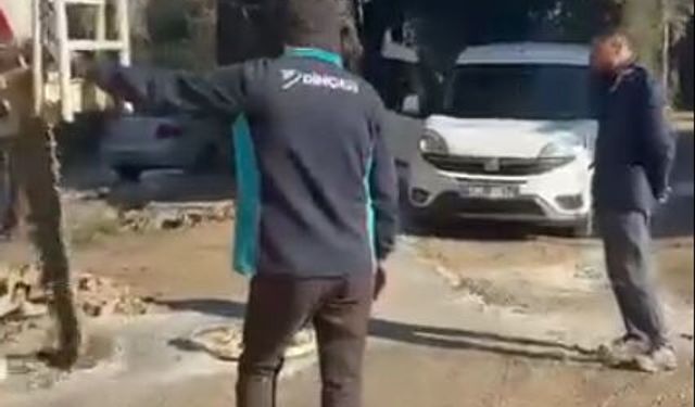 Kanalizasyona çimento döken firmaya 213 bin lira ceza