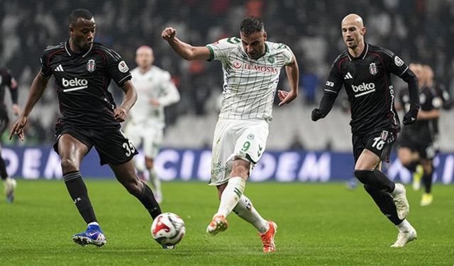 Beşiktaş Konyaspor 2-1 Maç Özeti ve Golleri