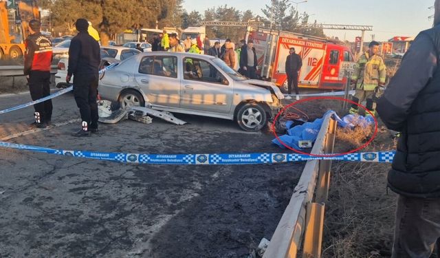 Diyarbakır-Silvan yolunda kaza: Genç sürücü hayatını kaybetti