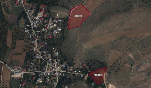 Kahramanmaraş Göksun’da mahkemeden satılık 2 tarla ve ev