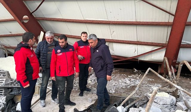 Kahramanmaraş İl Tarım Müdürü, kar nedeniyle mağdur olan üreticileri ziyaret etti