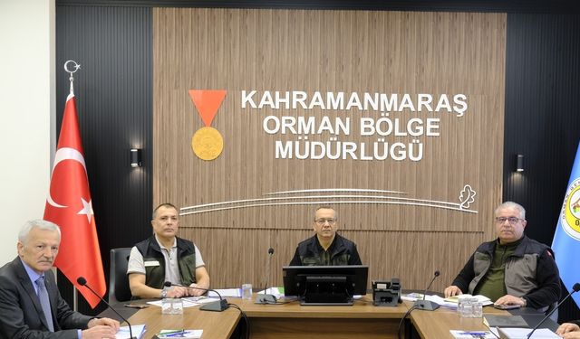 Kahramanmaraş Orman Bölge Müdürlüğü'nden 2026 strateji toplantısı