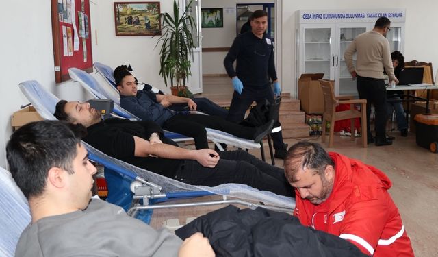 Kahramanmaraş Personel Eğitim Merkezi’nde kan bağışı seferberliği