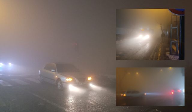 Kahramanmaraş sisle kaplandı! Şehir merkezinde görüş mesafesi düştü