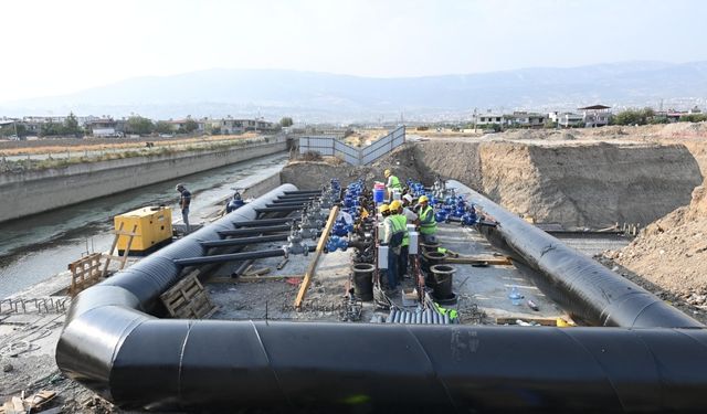 Kahramanmaraş’ta 12 km su iletim hattı tamamlandı