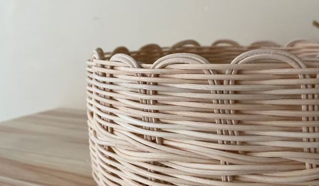 Kahramanmaraş’ta çocuklar ve annelerine özel rattan sepet atölyesi