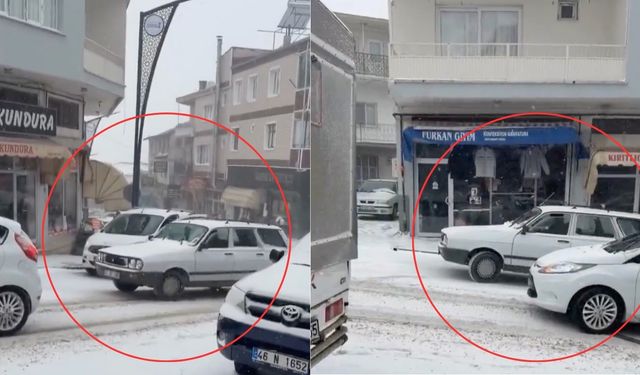 Kahramanmaraş’ta karda yokuş çıkan Toros sosyal medyada gündem oldu