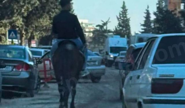 Kahramanmaraş’ta Vatandaş Çareyi Atla Seyahat Etmekte Buldu