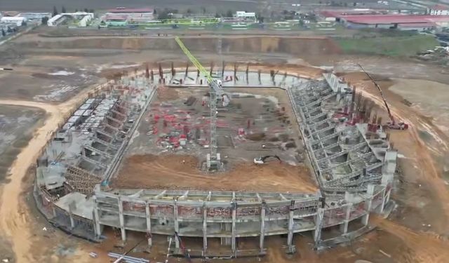 Kahramanmaraş’ta yeni 12 Şubat Stadyumu yükseliyor! İşte son durum