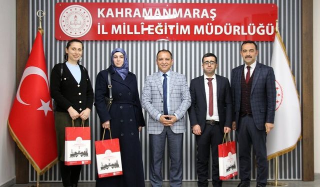 Kahramanmaraş’ta yeni atanan öğretmenler Baydur’u ziyaret etti