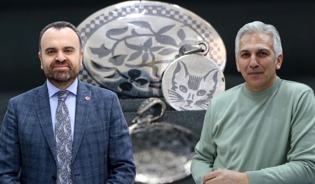 44 yıllık usta savat sanatını gençlere öğretiyor