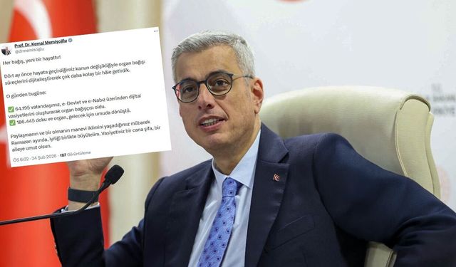 64 bin kişi dijital vasiyetle organ bağışçısı oldu