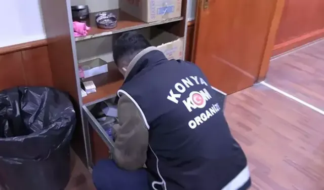 Konya'da organize suç örgütüne operasyon: 25 gözaltı