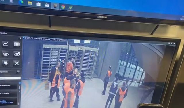 Kocaelispor-Beşiktaş maçında genç taraftarın tribünden düştüğü anlar kamerada