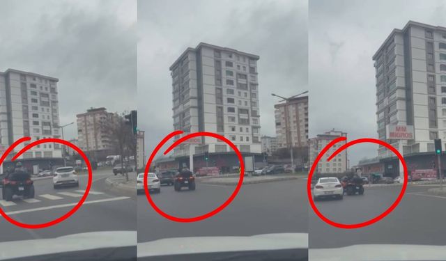 Kahramanmaraş'ta makas atan sürücü tehlike saçtı: O anlar kamerada