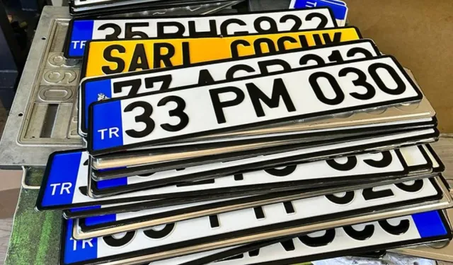 Ankara’da Sahte Plaka Operasyonu: 2,45 Milyonluk Malzeme Ele Geçirildi