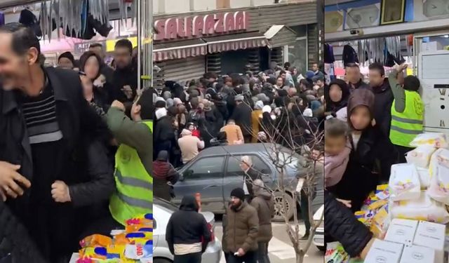 İndirim izdihamında birbirlerini ezdiler: Erkekler de koştu