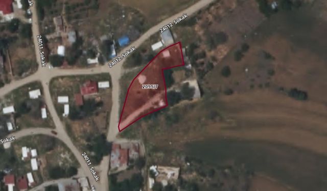 Kahramanmaraş Afşin’de 1.111 metrekare arsa icradan satışa çıktı