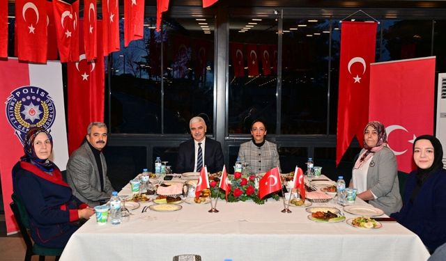 Kahramanmaraş Emniyet Müdürlüğü'nden şehit aileleriyle iftar