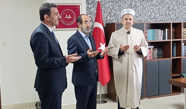 Kahramanmaraş İl Müftüsü Dr. Hasan Hüseyin Güller göreve başladı!