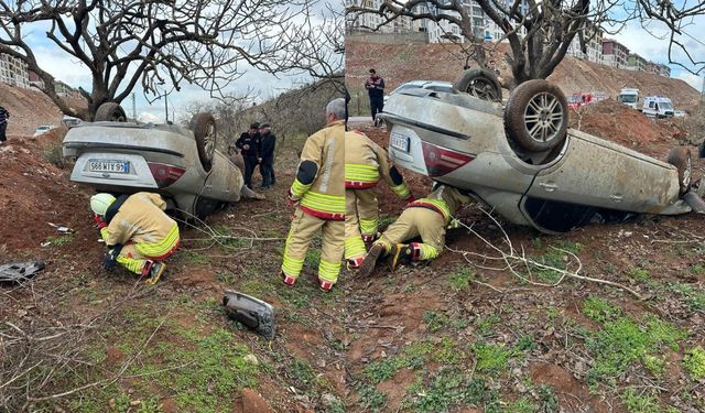 Kahramanmaraş Türkoğlu’nda yaralılar araçta sıkıştı