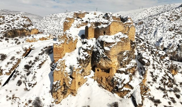 Kahramanmaraş’ın saklı güzelliği kar altında