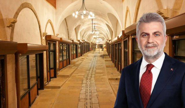 Kahramanmaraş’ın Tarihi Kapalı Çarşı’sı için son hazırlıklar yapılıyor