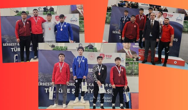 Kahramanmaraşlı pehlivanlardan Türkiye Şampiyonası’nda 3 madalya