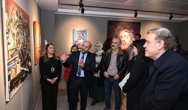 Kahramanmaraş’ta depremin izleri sanatla anlatıldı