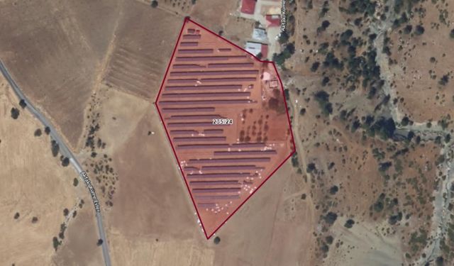 Kahramanmaraş’ta GES kurulu tarla icradan satışta