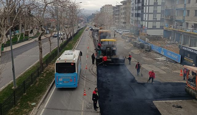 Kahramanmaraş’ta Karamanlı Kavşağı’nda üstyapı yenileniyor