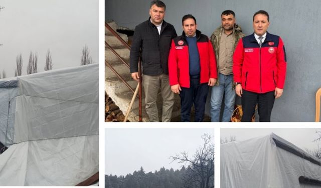 Kahramanmaraş'ta yangında zarar gören üreticiye destek