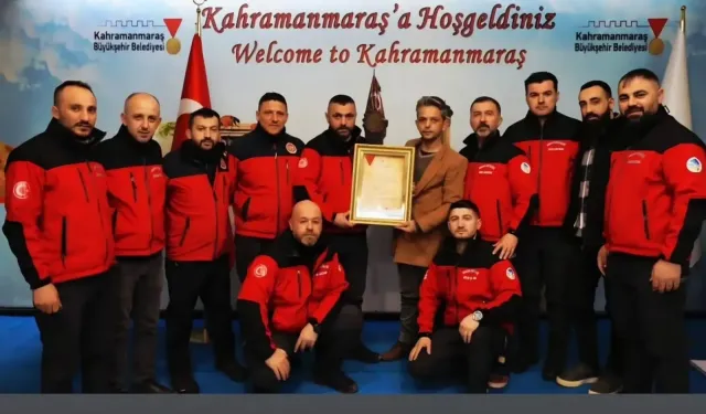 Sakarya İtfaiyesi, Kahramanmaraş’ta anma programına katıldı