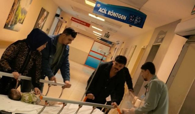 Villanın merdivenlerden düşen 1 yaşındaki çocuk ağır yaralandı