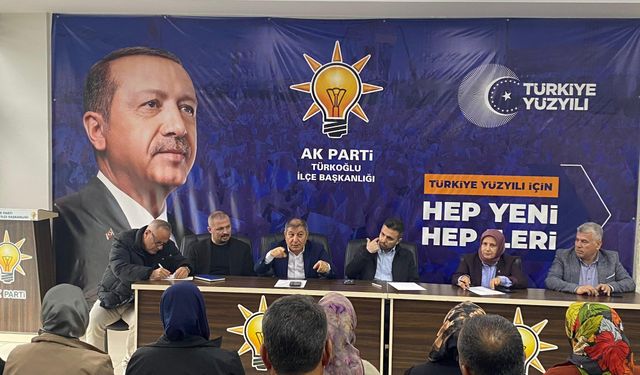 AK Parti Türkoğlu İlçe Teşkilatı Danışma Toplantısını Gerçekleştirdi