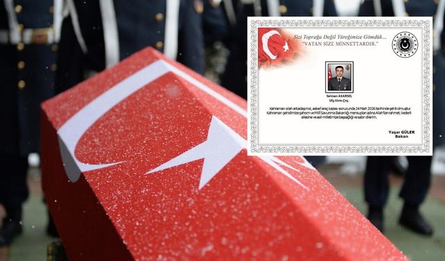 Askeri araç kazasında Uzman Çavuş Selman Akarsel şehit oldu