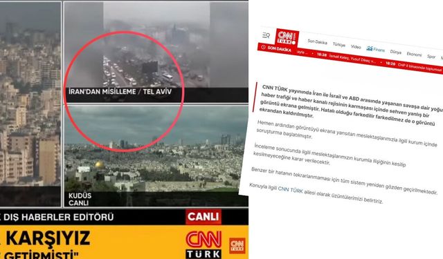 CNN Türk’ten Kahramanmaraş görüntüsü açıklaması: deprem görüntüsü İsrail diye gösterildi