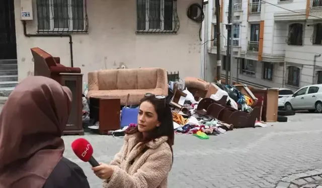 Evden çıkarmak istediği kiracısının eşyalarını sokağa attı