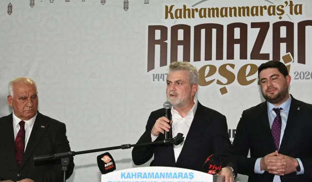 Göksun’da iftar programında milyarlık yatırım açıklaması