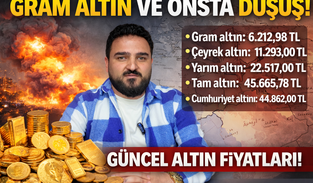 Gram Altın Rekor Düşüşte: 6.225 TL’ye Geriledi