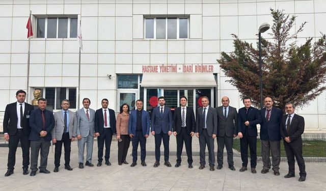 Kahramanmaraş İl Sağlık Müdürü Vehbi Şirikçi Elbistan Devlet Hastanesi’ni ziyaret etti