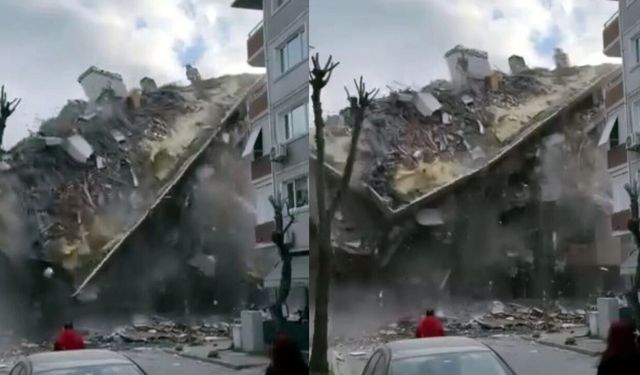 İstanbul Avcılar’da kentsel dönüşüm yıkımı sırasında 5 katlı bina çöktü