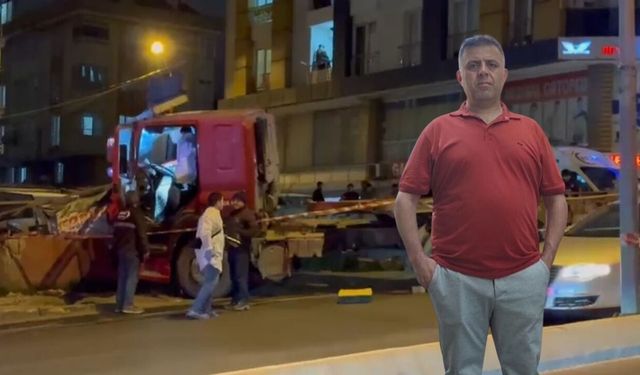 İstanbul Beylikdüzü’nde freni boşalan TIR yayayı ezdi 1 kişi hayatını kaybetti