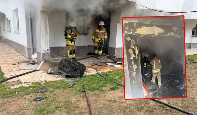 Kahramanmaraş 6 katlı apartmanda korkutan yangın