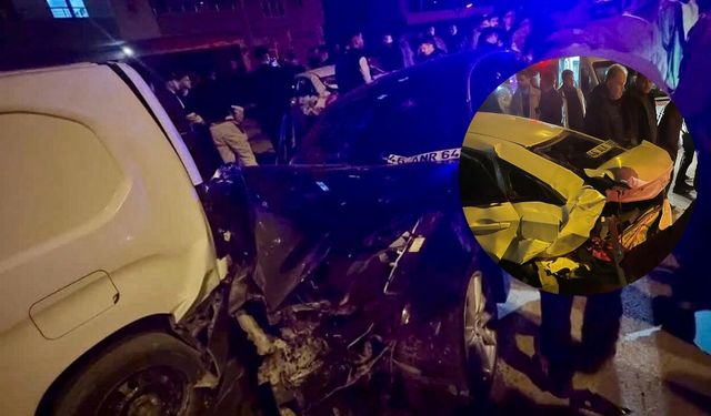 Kahramanmaraş Afşin’de zincirleme kaza! park halindeki araçlara çarptı 1 yaralı